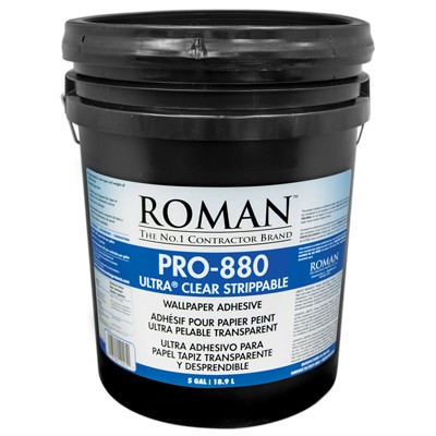 Roman Products, LLC: PRO-880 Ultra Clear Adh 18,9l - spotreba 0,13l/m2 - 12405