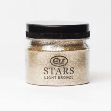 Metallic tinsels STARS Light Bronze 100g - ELF031/100